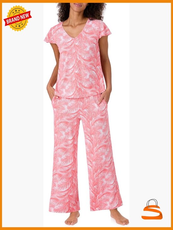 Other - Women's Soft Stretch Pajama Set with Pockets, Size Small, Lounge Wear
